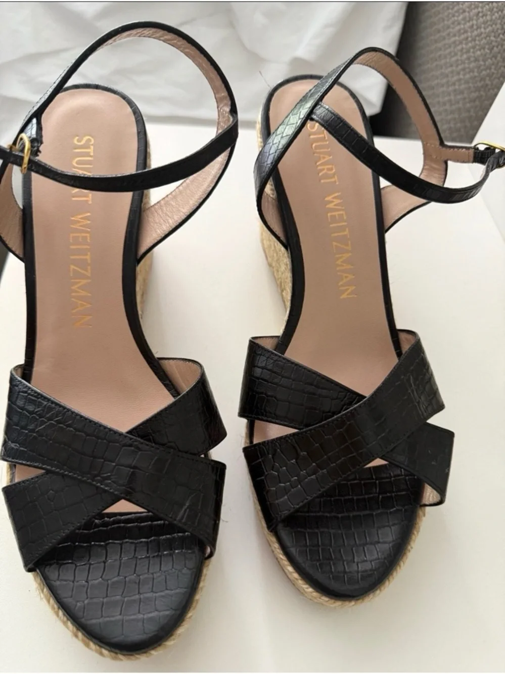 Stuart Weitzman Rosemarie patent leather plataform - Picture 2 of 5